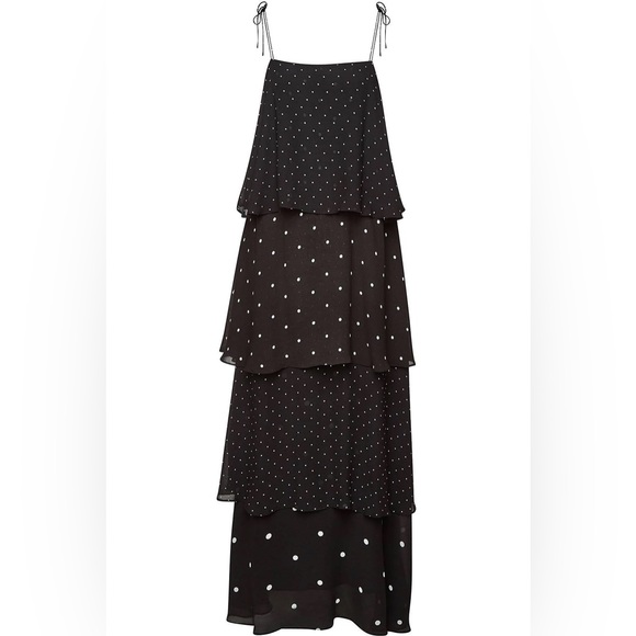 Anine Bing Revolve Daisy Maxi Dress, Black & White Size XS New w/Tag Retail $349 - Picture 3 of 14